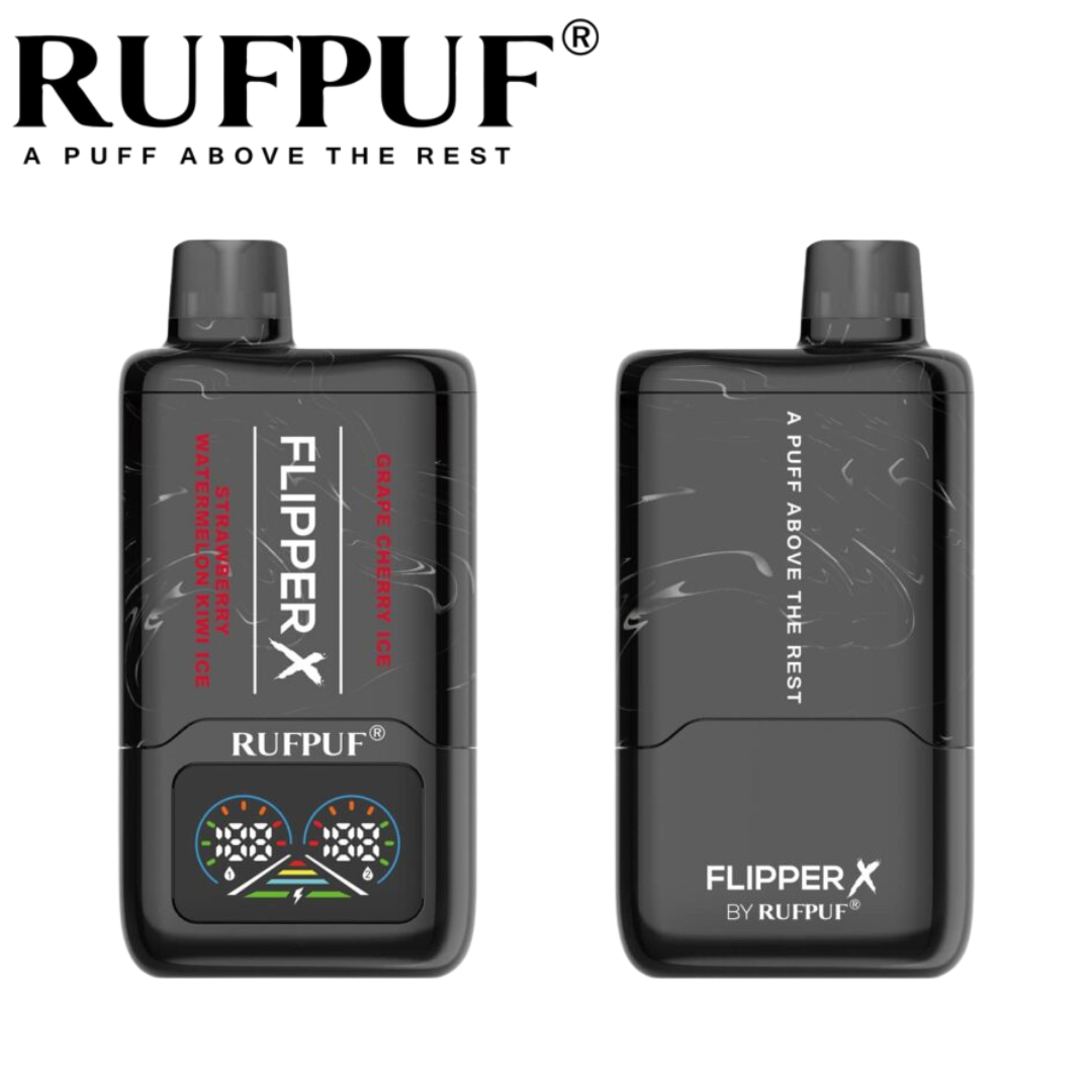 Flipper X Strawberry Watermelon Kiwi Ice + Grape Cherry Ice